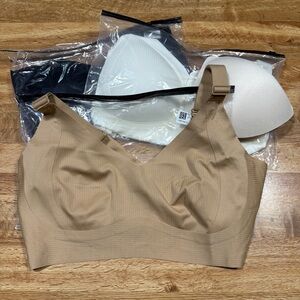 NEW, set of 3 wireless bras
